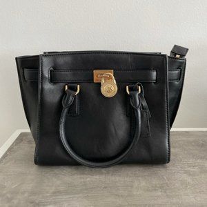 Michael Kors Hamilton Medium Leather Satchel